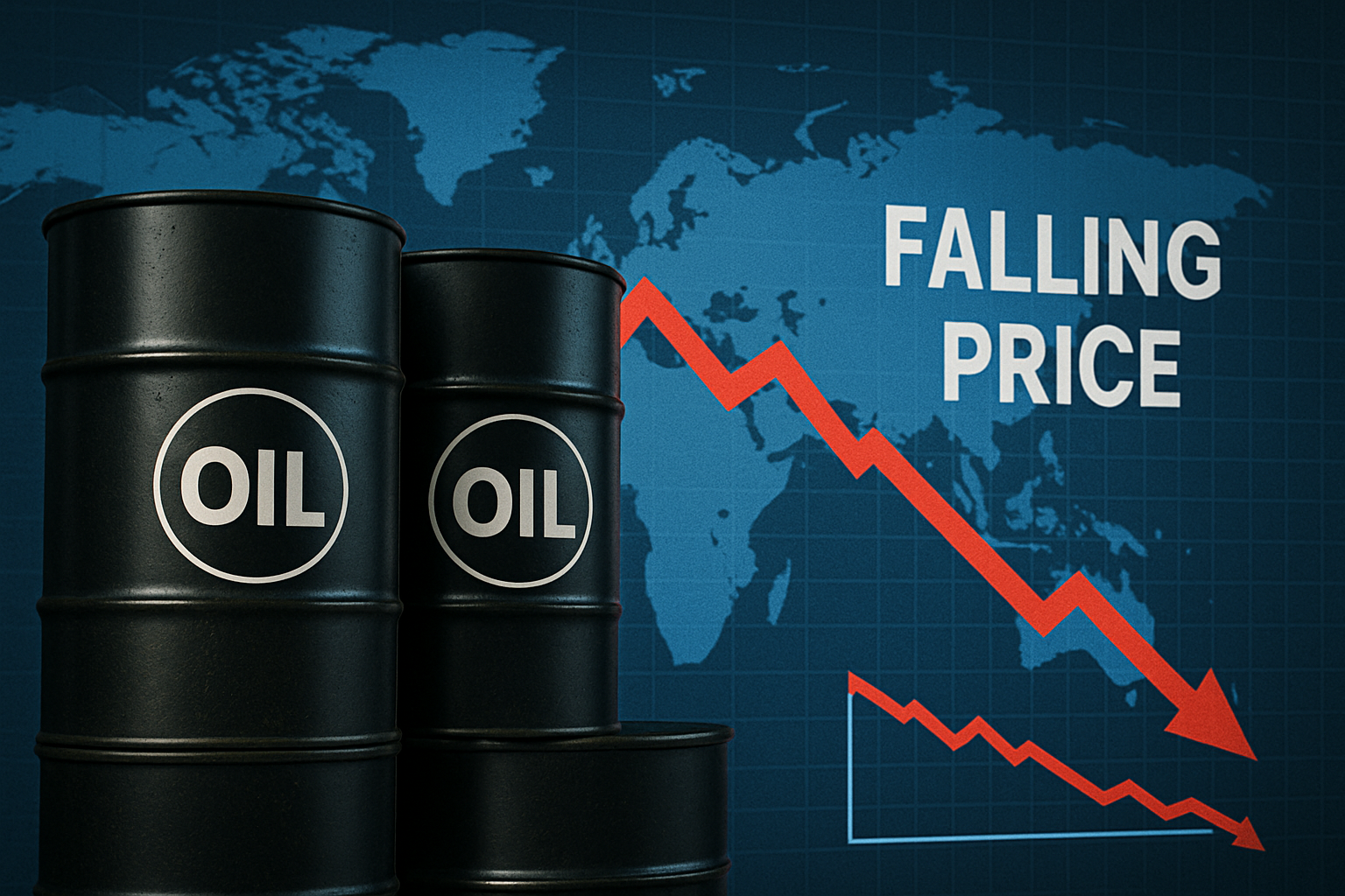 عالمی منڈی میں تیل کی قیمتوں میں کمی