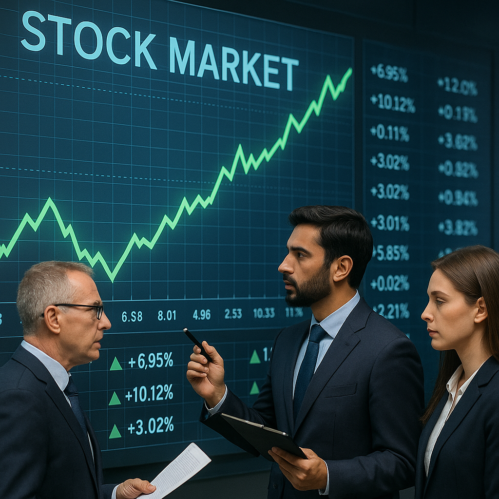 پاکستان اسٹاک مارکیٹ میں مثبت رجحان