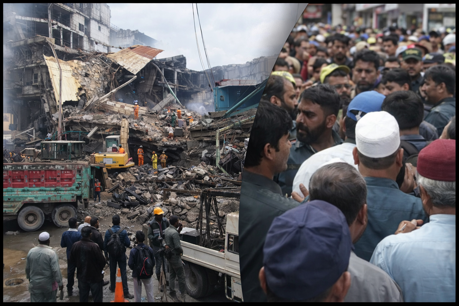 گل پلازہ کے ملبے سے برآمد رقم پر ہنگامہ