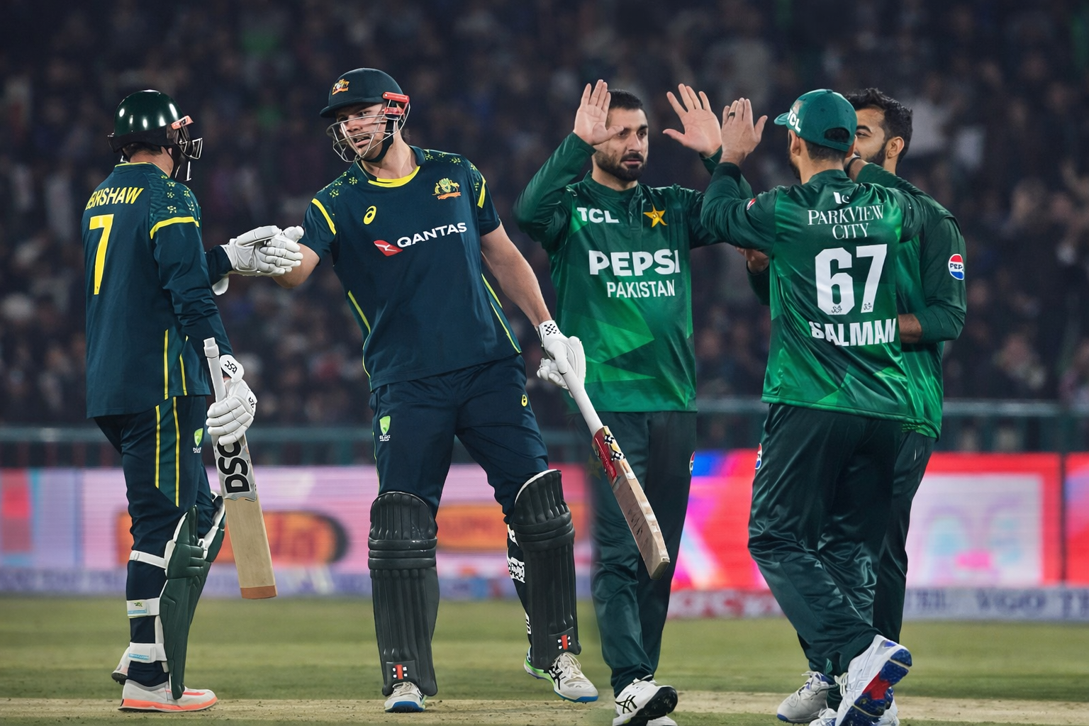 پاکستان کی شاندار فتح، اسپنرز نے آسٹریلیا کی بیٹنگ لائن تہس نہس کردی