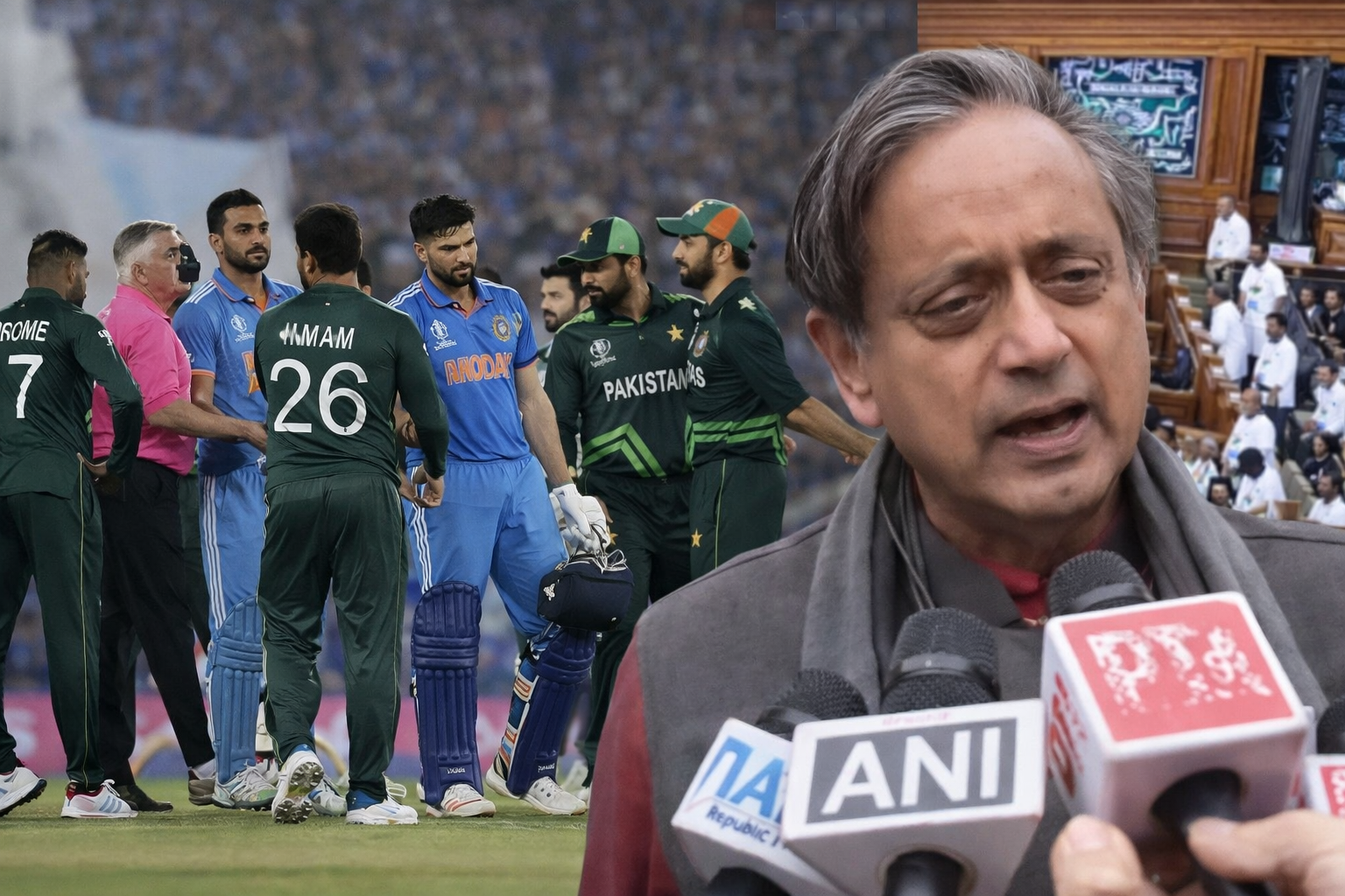 بھارتی پارلیمنٹ میں پاک بھارت میچ کا معاملہ گرم