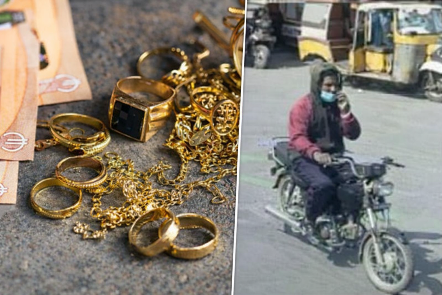 کراچی میں بڑا واقعہ، فرار ہوتے ڈاکوؤں سے 200 تولہ سونا سڑک پر گر گیا